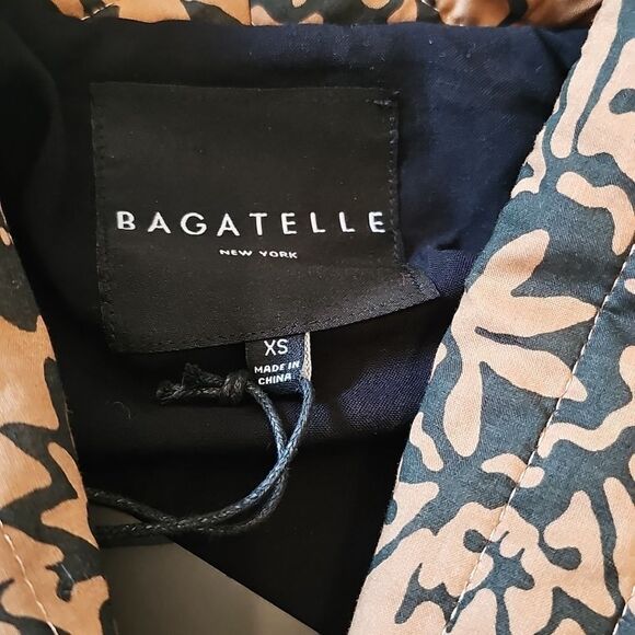 Bagatelle floral quilted jacket size XS fits size XS/S NWT - Picture 2 of 13